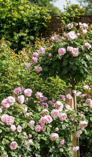 David Austin Olivia  - English garden rose bush in 3ltr pot - Cambridge Bee